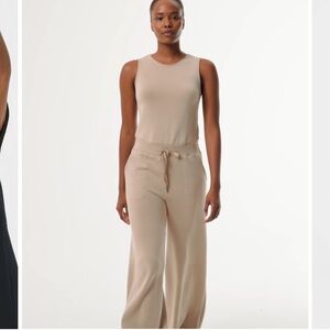 Spanx air essentials jumpsuit. Tan. Medium.